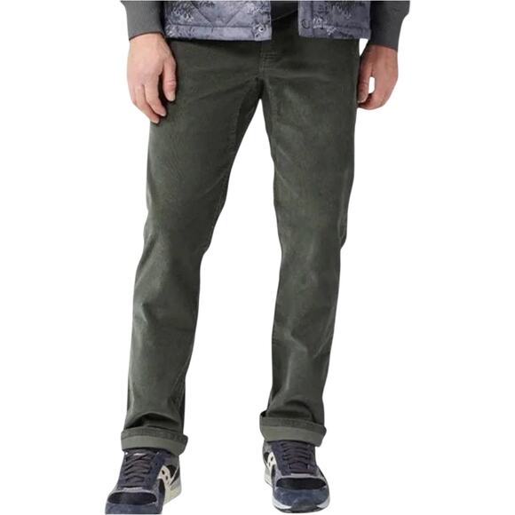 Stio Rivet Cord Pants Corduroy Regular Straight Leg Outdoor Oakmoss Green 31Sx31 - Picture 1 of 6